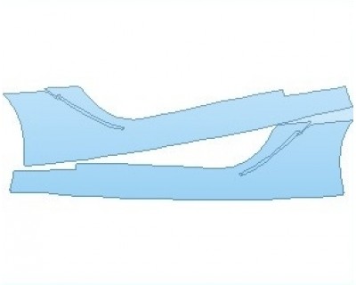 PAINT PROTECTION KIT - 2020 LEXUS LC 500 ROCKER PANELS - INVISIBLEMASK - 3M PAINT PROTECTION