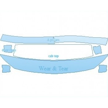 PAINT PROTECTION KIT - 2021 MERCEDES CLA CLASS AMG 35 WITH AERO PKG COUPE COMMON WEAR AREA KIT - PRECUT PPF CLEAR BRA WRAP