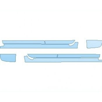 PAINT PROTECTION KIT - 2022 VOLKSWAGEN PASSAT SEL ROCKER PANELS - PRECUT PPF CLEAR BRA WRAP