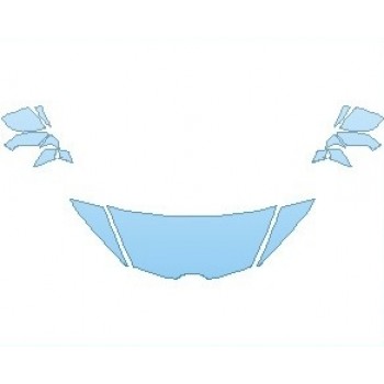 Precut PPF Kit – Clear Bra Paint Protection Film PAINT PROTECTION KIT - 2023 LAMBORGHINI HURACAN LP 580-2 COUPE HOOD (NO WRAPPED EDGES) - PRECUT PPF CLEAR BRA WRAP