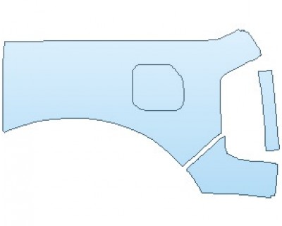 PAINT PROTECTION KIT - 2023 FORD BRONCO RAPTOR  REAR QUARTER PANEL LEFT SIDE - PRECUT PPF CLEAR BRA WRAP