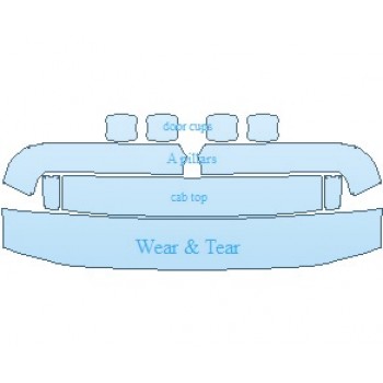 PAINT PROTECTION KIT - 2023 FORD BRONCO RAPTOR  COMMON WEAR AREA KIT - PRECUT PPF CLEAR BRA WRAP