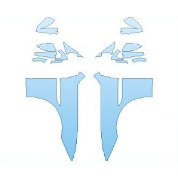 PAINT PROTECTION KIT - 2019 JAGUAR XE R-SPORT FULL FENDERS - PRECUT PPF CLEAR BRA WRAP