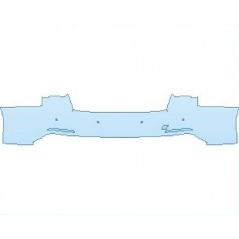 2023 AUDI A6 PREMIUM 45 TFSI REAR BUMPER WITH 4 SENSORS