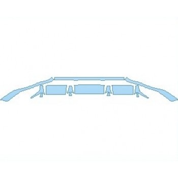 PAINT PROTECTION KIT - 2021 AUDI RSQ8 LOWER REAR BUMPER - PRECUT PPF CLEAR BRA WRAP