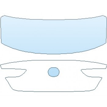 PAINT PROTECTION KIT - 2022 MAZDA MAZDA3 PREFERRED SEDAN REAR DECK - PRECUT PPF CLEAR BRA WRAP