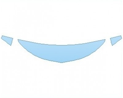 PAINT PROTECTION KIT - 2025 ACURA RDX ADVANCE HOOD 18 INCH (NO WRAPPED EDGES) - PRECUT PPF CLEAR BRA WRAP