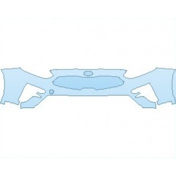 PAINT PROTECTION KIT - 2024 KIA FORTE S BUMPER - PRECUT PPF CLEAR BRA WRAP