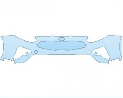 2024 KIA FORTE FE BUMPER - PRECUT PPF CLEAR BRA WRAP