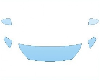 2024 KIA FORTE FE HOOD 18 INCH (WRAPPED EDGES) - PRECUT PPF CLEAR BRA WRAP