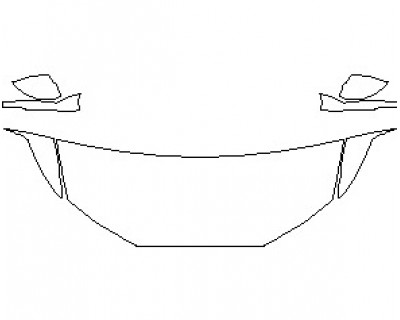 2021 FORD MUSTANG MACH-E SELECT HOOD (WRAPPED EDGES)