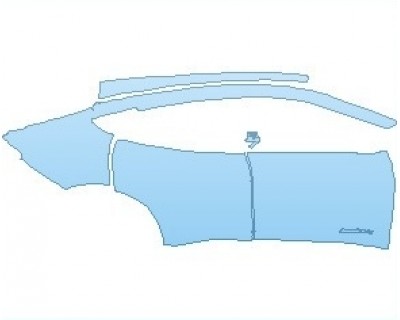 2023 FORD MUSTANG MACH-E SELECT REAR QUARTER PANEL & DOORS WITH MACH E4 X EMBLEM RIGHT SIDE