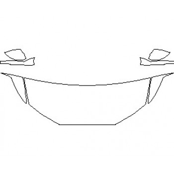 2023 FORD MUSTANG MACH-E SELECT HOOD (NO WRAPPED EDGES)