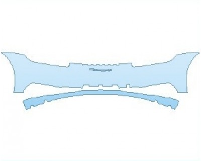 PAINT PROTECTION KIT - 2021 PORSCHE 911 CARRERA COUPE REAR BUMPER WITH 911 CARRERA 4S EMBLEM - PRECUT PPF CLEAR BRA WRAP