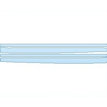 PAINT PROTECTION KIT - 2021 PORSCHE 911 CARRERA COUPE ROCKER PANELS - PRECUT PPF CLEAR BRA WRAP