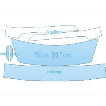PAINT PROTECTION KIT - 2021 PORSCHE 911 CARRERA 4S COUPE COMMON WEAR AREA KIT - PRECUT PPF CLEAR BRA WRAP