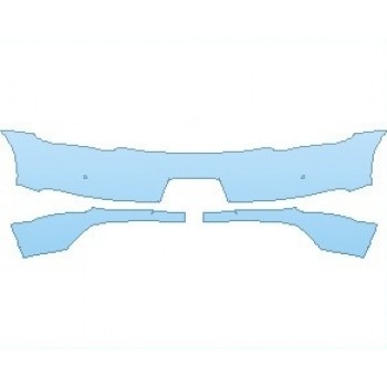 2022 PORSCHE 718 SPYDER REAR BUMPER KIT WITH SENSORS