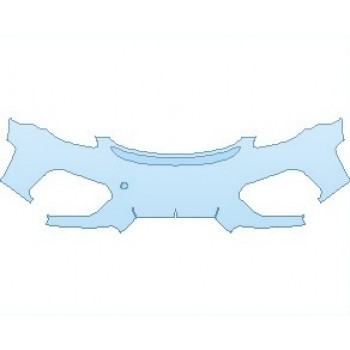 PAINT PROTECTION KIT - 2023 PORSCHE 718 SPYDER  BUMPER - PRECUT PPF CLEAR BRA WRAP