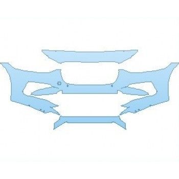 2022 JAGUAR XE BASE BUMPER KIT WITH 2 SENSORS