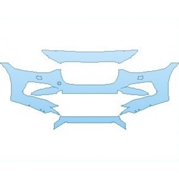 2022 JAGUAR XE BASE BUMPER KIT WITH WASHERS