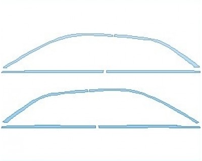 2023 CADILLAC CT4 V-SERIES BLACKWING WINDOW TRIM