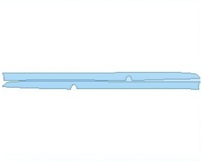 PAINT PROTECTION KIT - 2025 CADILLAC CT4 V-SERIES BLACKWING DOOR SILLS - PRECUT PPF CLEAR BRA WRAP