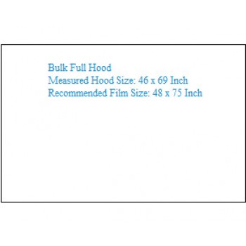 2021 GMC SIERRA 1500 HARLEY DAVIDSON FULL HOOD BULK 48 X 75 INCH