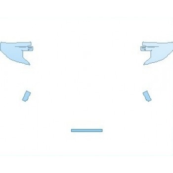 PAINT PROTECTION KIT - 2021 GMC SIERRA 1500 HARLEY DAVIDSON LIGHTS - PRECUT PPF CLEAR BRA WRAP
