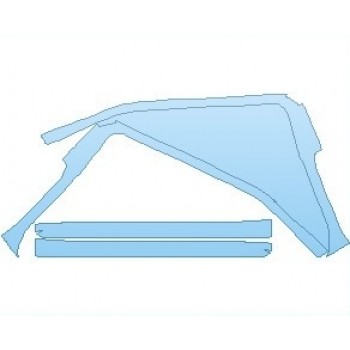PAINT PROTECTION KIT - 2023 GMC SIERRA 1500 HARLEY DAVIDSON CAB SURROUND AND ROCKER PANELS - PRECUT PPF CLEAR BRA WRAP