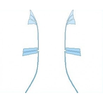 PAINT PROTECTION KIT - 2021 HONDA CIVIC TYPE R LIMITED EDITION WINDOW TRIM - PRECUT PPF CLEAR BRA WRAP