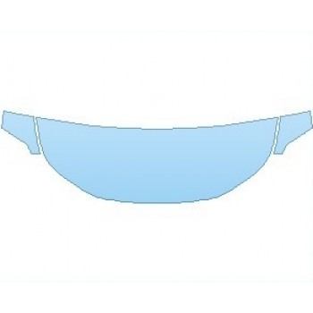 PAINT PROTECTION KIT - 2024 HONDA CIVIC SPORT HATCHBACK HOOD (NO WRAPPED EDGES) - PRECUT PPF CLEAR BRA WRAP