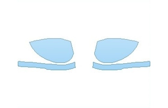 PAINT PROTECTION KIT - 2027 HONDA CIVIC EX-L HATCHBACK MIRRORS WITH MARKER LIGHTS - PRECUT PPF CLEAR BRA WRAP