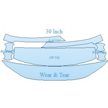 PAINT PROTECTION KIT - 2024 HONDA CIVIC SPORT TOURING HATCHBACK COMMON WEAR AREA KIT - PRECUT PPF CLEAR BRA WRAP