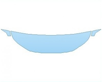 PAINT PROTECTION KIT - 2024 HONDA CIVIC SPORT HATCHBACK HOOD 18 INCH (WRAPPED EDGES) - PRECUT PPF CLEAR BRA WRAP