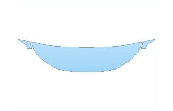 Precut PPF Kit – Clear Bra Paint Protection Film PAINT PROTECTION KIT - 2027 HONDA CIVIC SPORT HATCHBACK HOOD 18 INCH (WRAPPED EDGES) - PRECUT PPF CLEAR BRA WRAP