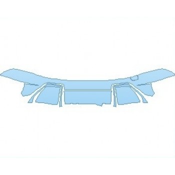 PAINT PROTECTION KIT - 2022 BMW X5 M COMPETITION REAR DIFFUSER - PRECUT PPF CLEAR BRA WRAP