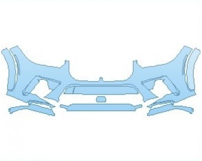 PAINT PROTECTION KIT - 2022 BMW X5 M COMPETITION BUMPER - PRECUT PPF CLEAR BRA WRAP