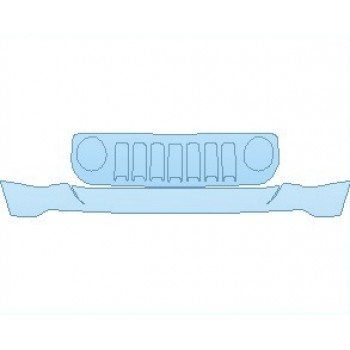 PAINT PROTECTION KIT - 2023 JEEP PATRIOT SPORT BUMPER - PRECUT PPF CLEAR BRA WRAP