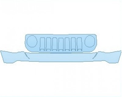 PAINT PROTECTION KIT - 2023 JEEP PATRIOT SPORT BUMPER - PRECUT PPF CLEAR BRA WRAP
