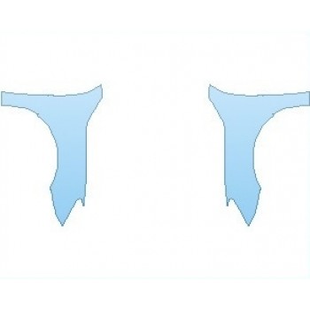 PAINT PROTECTION KIT - 2023 AUDI RS3 SEDAN FULL FENDERS (NO WRAPPED EDGES) - PRECUT PPF CLEAR BRA WRAP