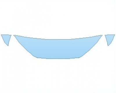 2023 AUDI RS3 SEDAN HOOD 18 INCH (WRAPPED EDGES)