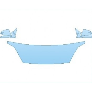 PAINT PROTECTION KIT - 2023 BMW Z4 M-SPORT HOOD (NO WRAPPED EDGES) - PRECUT PPF CLEAR BRA WRAP