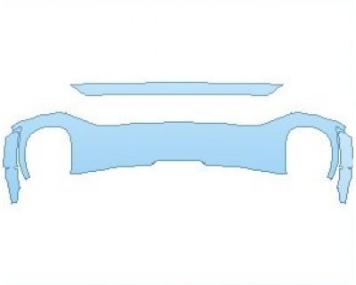 PAINT PROTECTION KIT - 2022 AUDI RS5 SPORTBACK REAR DIFFUSER - PRECUT PPF CLEAR BRA WRAP