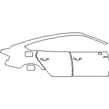 2022 AUDI RS5 SPORTBACK REAR QUARTER PANEL AND DOORS RIGHT SIDE