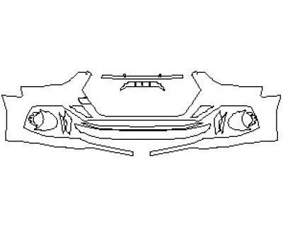 2021 AUDI RS5 SPORTBACK BUMPER