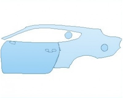 2023 FORD MUSTANG GT PREMIUM COUPE REAR QUARTER PANEL & DOOR LEFT