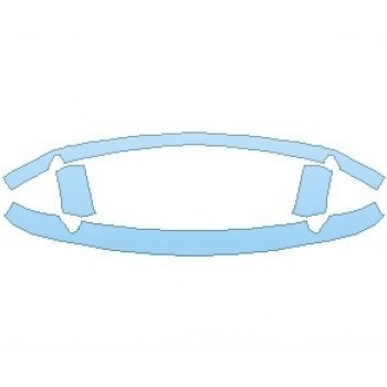 PAINT PROTECTION KIT - 2023 FORD MUSTANG GT PREMIUM COUPE GRILLE - PRECUT PPF CLEAR BRA WRAP