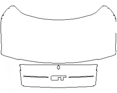 2023 FORD MUSTANG GT PREMIUM COUPE REAR DECK LID