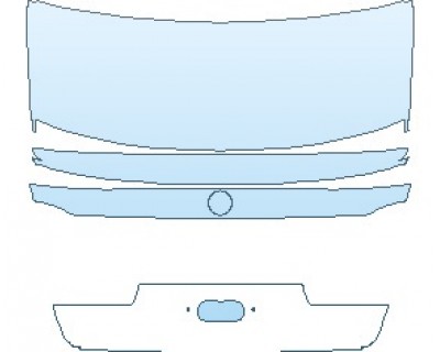 PAINT PROTECTION KIT - 2025 BMW 7 SERIES M760I REAR DECK LID - PRECUT PPF CLEAR BRA WRAP