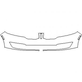 2018 LINCOLN MKX SELECT 101A BUMPER KIT